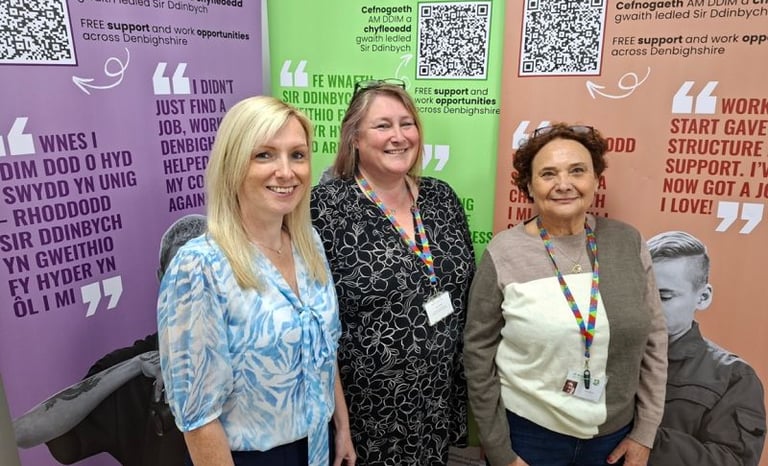 Cath Patterson and the team at Working Denbighshire
