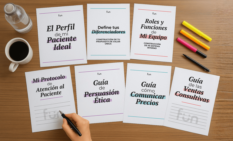 Todo esto lo construirás paso a paso en nuestro Taller Práctico de Captación y Servicio al Paciente