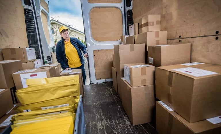 Furgoneta de reparto