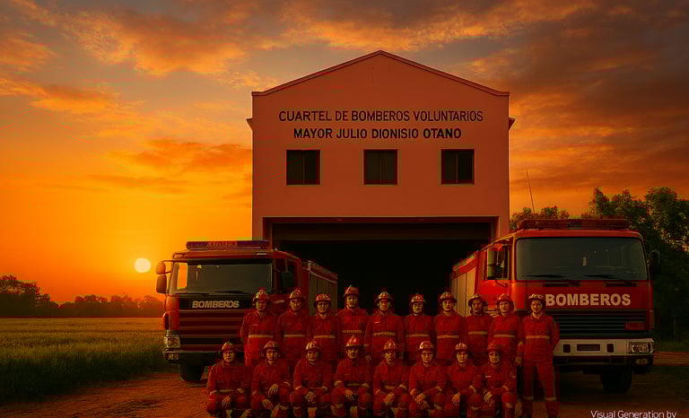 Cuartel de bomberos voluntarios de Mayor Julio Dionisio Otaño - Itapua - Paraguay