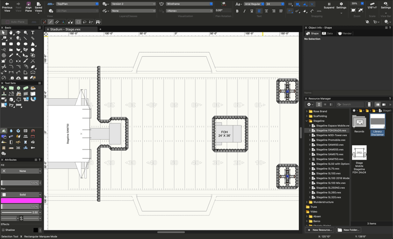 Event CAD | Stage Production
