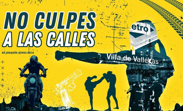 Documento de venta de la serie NO CULPES A LAS CALLES. Tratamientos publicitarios, dossier comercial