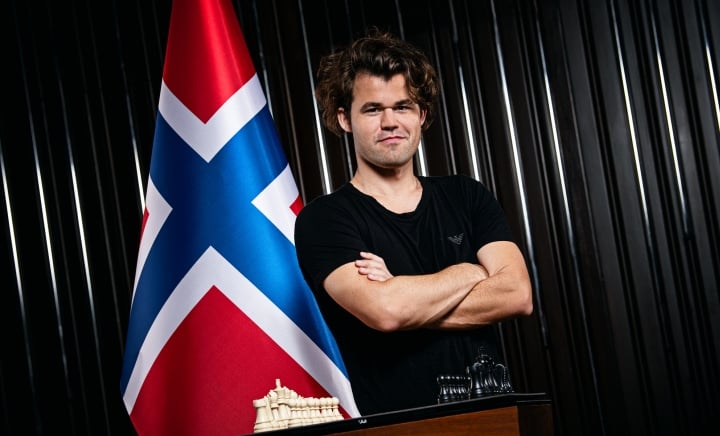 Magnus Carlsen secures first World Cup victory. Photo: Stev Bonhage