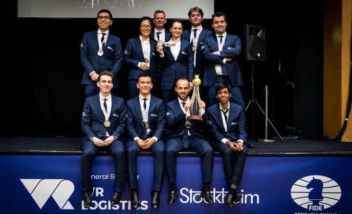WR Chess triumphs as inaugural FIDE World Rapid Team Champions