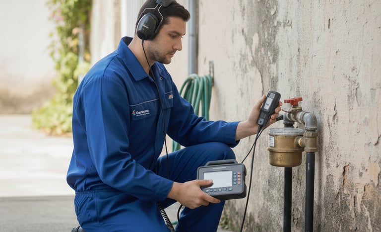 detector de caça vazamento