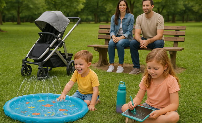 Family Fun at the Park: Outdoor Activities for Kids and Parents A joyful family moment captured in