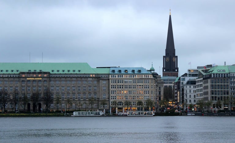 cityscape of Hamburg Germany