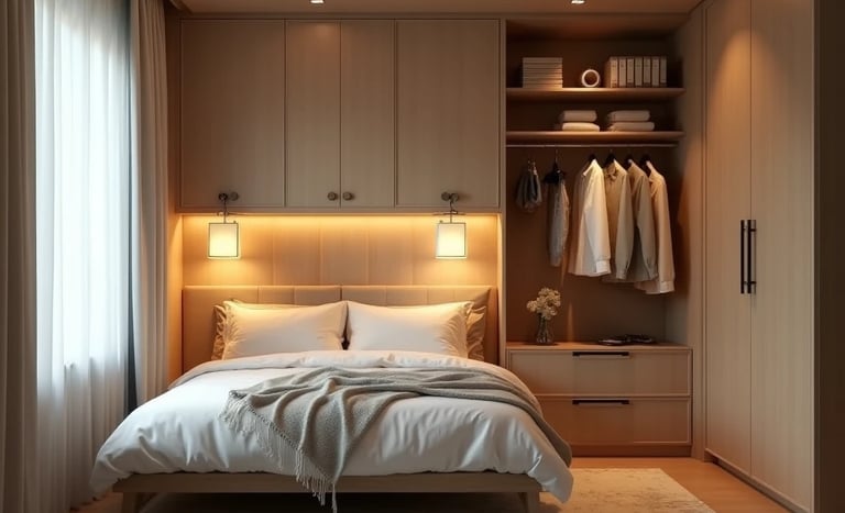 QUARTO DE CASAL COM PLANEJADO