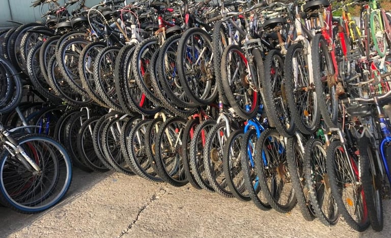 used bicycles prepared for export to Afghanistan from Korea – MAJ TRADING CO LTD
