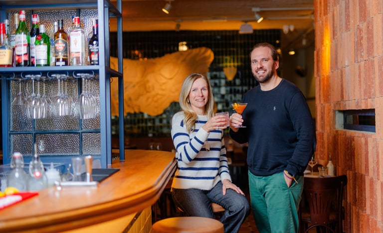 Denise e Gustavo Battistel, sócios da Casa Baruk. Foto: Divulgação