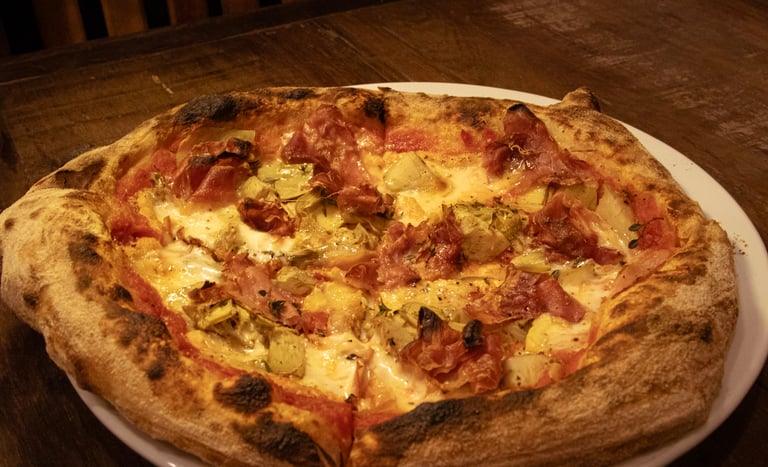 A pizza dos Ferrari. Foto: Rafael Carvalho Lima/ Com Limão e Sal