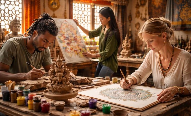 Art residency cultural exchanges India