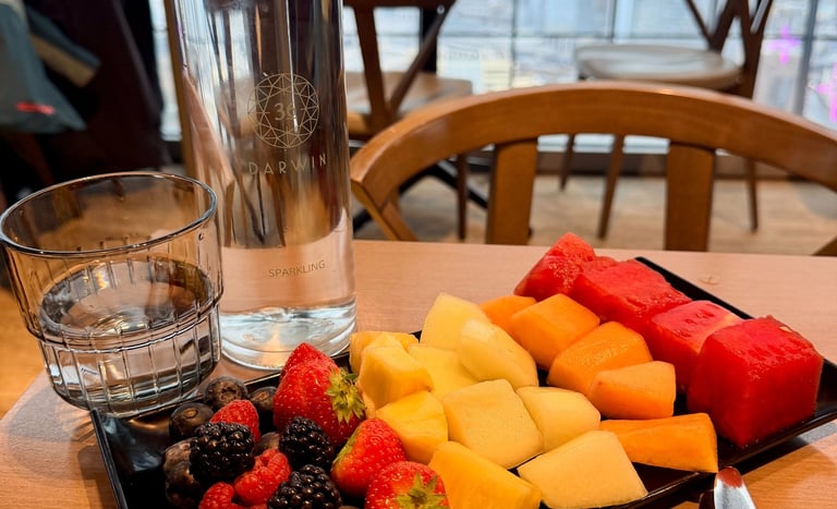 Brunch at the Darwin Brasserie in Sky Garden London, UK