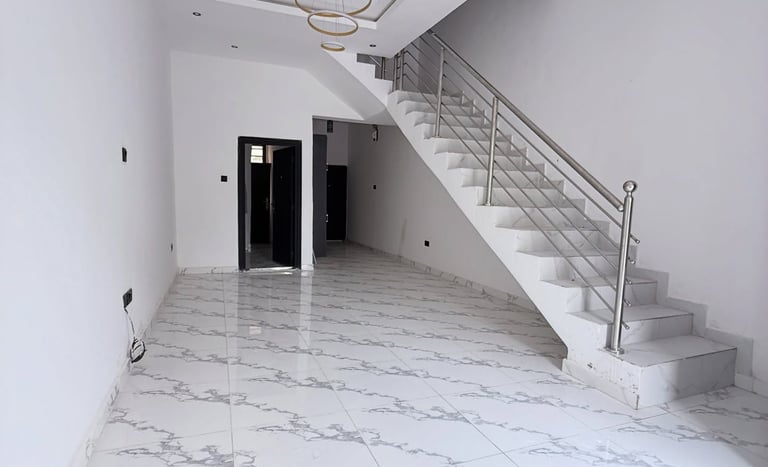 2 Bedroom terrace duplex with bq for sale in Sangotedo, ajah