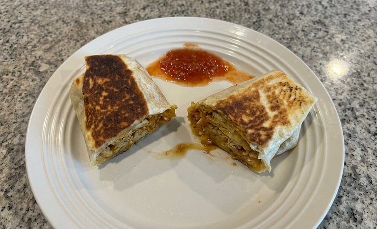 Meatless Cauliflower Chickpea Wrap