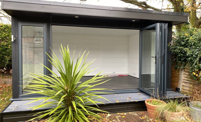Ascot-composite-garden-building-with-bi-folds