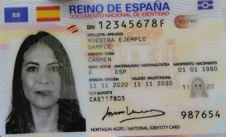 Familiares de españoles
