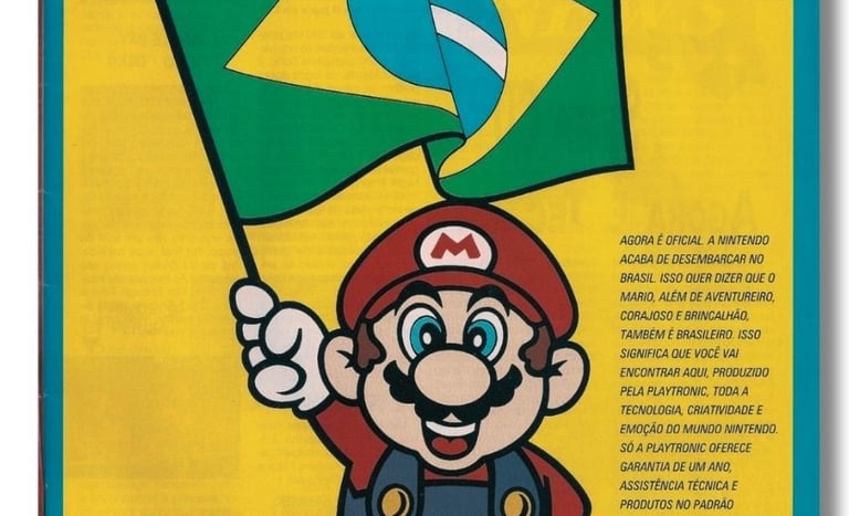Famoso cartaz de propaganda da Playtronic