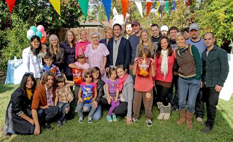 Cast and crew of Doritos Piñata commercial 2011