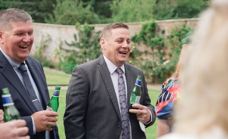 entertainment during a drinks reception