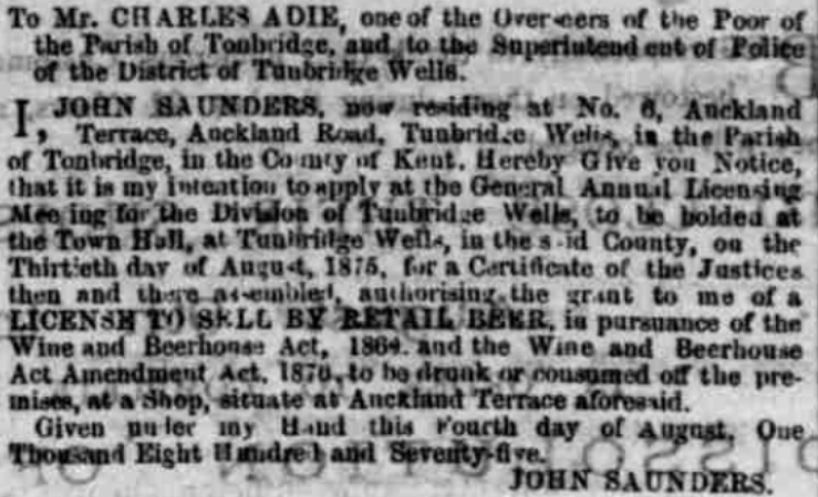 Auckland Road, Tunbridge Wells, Kent