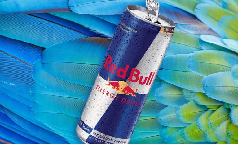 A can of Red Bull
