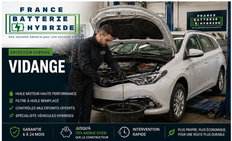Entretien moteur hybride