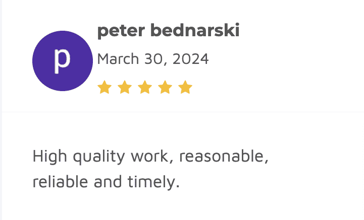 customer review of lawn care and landscaping expert services in toronto