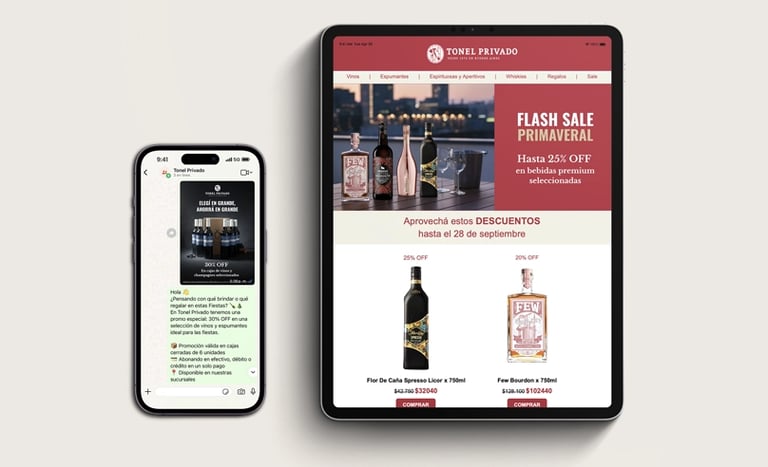 Newsletter Tonel Privado vinoteca premium Guvine