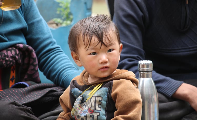 local meet during nepal trekking