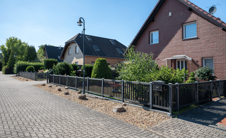 Zaunanlage Einfamilienhaus