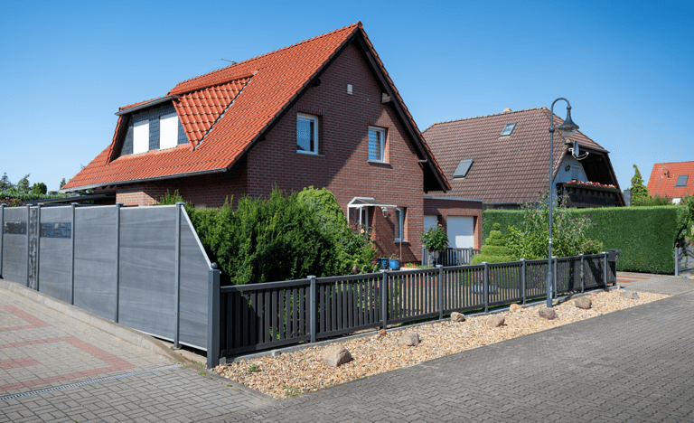 Zaunanlage Einfamilienhaus