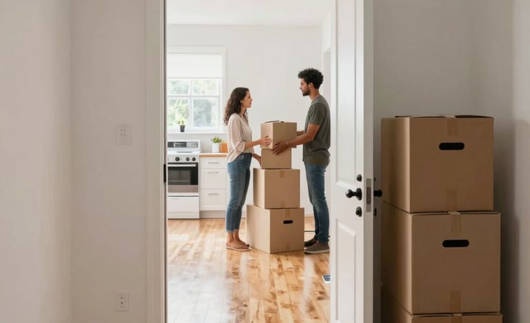 brown wooden table and couch with brown wooden bookshelf