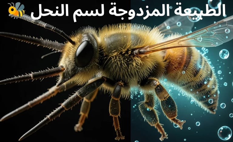 الطبيعة المزدوجة لسم النحل : الأضرار والفوائد المدهشة