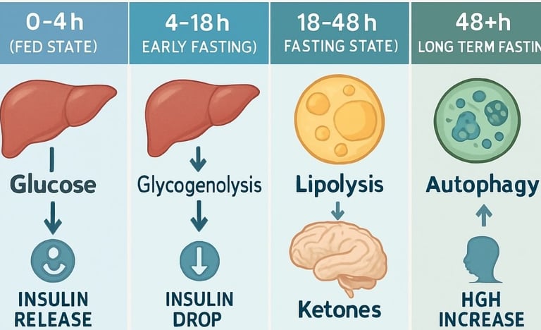 🌙✨ When hunger becomes healing — discover how fasting transforms metabolism, awakens cellular intel