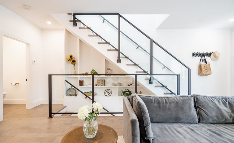 new stairs to the third floor