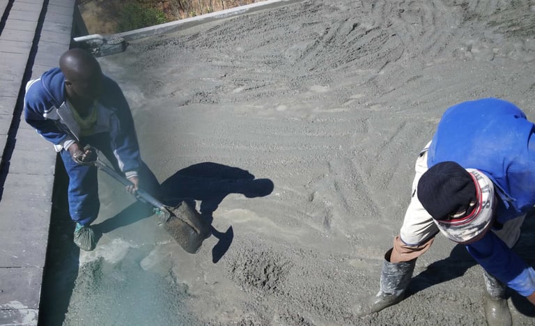 Slab waterproofing project in Roodepoort by Environmental Pro Construction