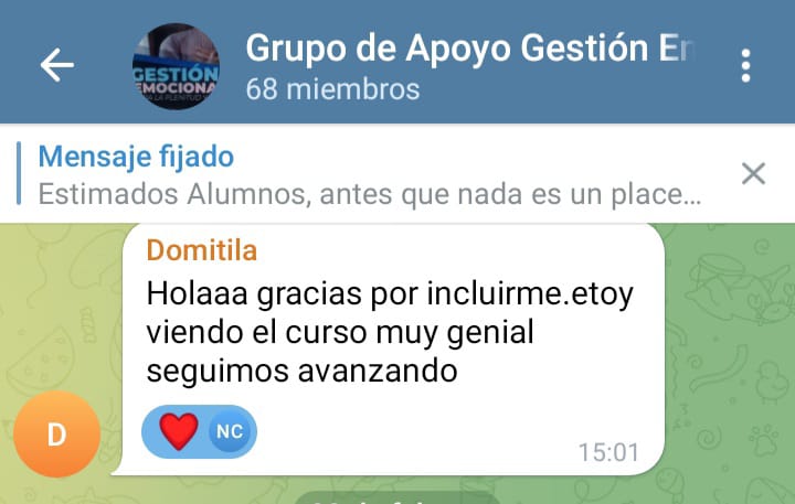Grupo de Apoyo Gestión Emociones