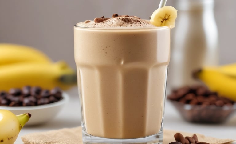 Kickstart Your Day with a Delicious Coffee Banana Protein Smoothie