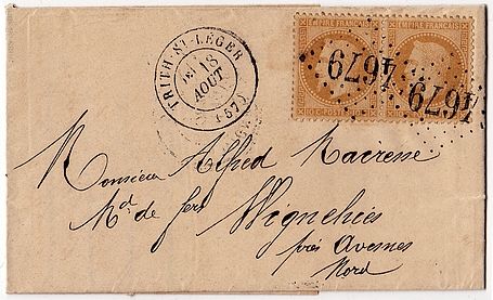 Losange Gros Chiffres 4679 et type 17.