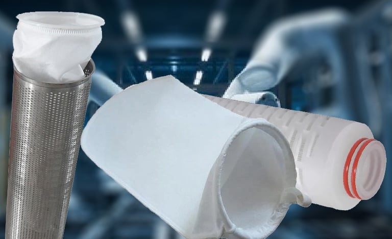 Bag Filter adalah saringan air, liquid, udara. | bagfilter Valitech