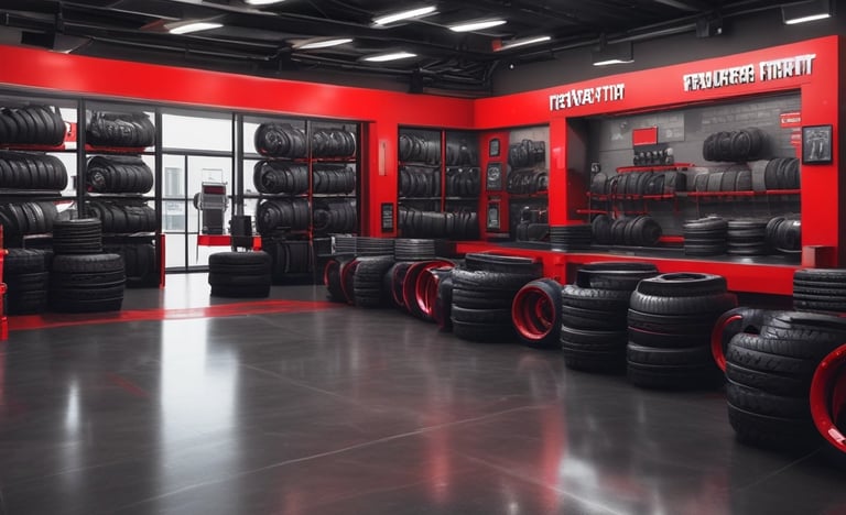 Mechanic working carefully on a car in the eto srl workshop.