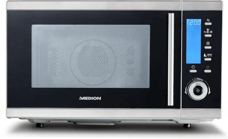 MEDION Microondas MD 15501 4 en 1, microondas con grill de 25 L de espacio interior