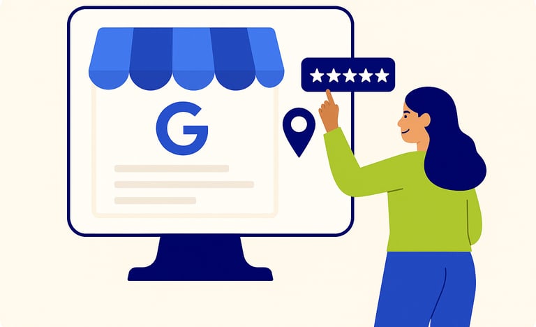 Digital MKT Consultant, teaching about Company Profile on Google