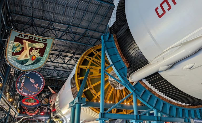 Kennedy space center tour Saturn rocket