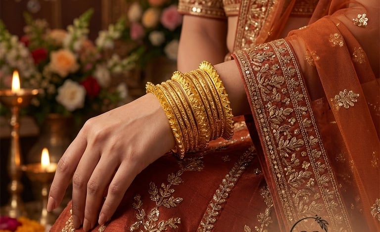 Anti-tarnish imitation bangles — hypoallergenic Indian jewellery online