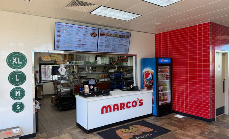 Image of a Marco's Pizza store interior