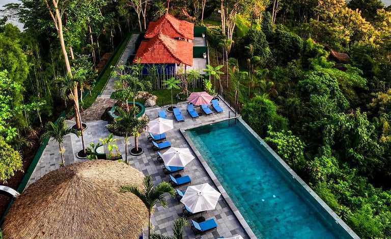 Bali pool tiles