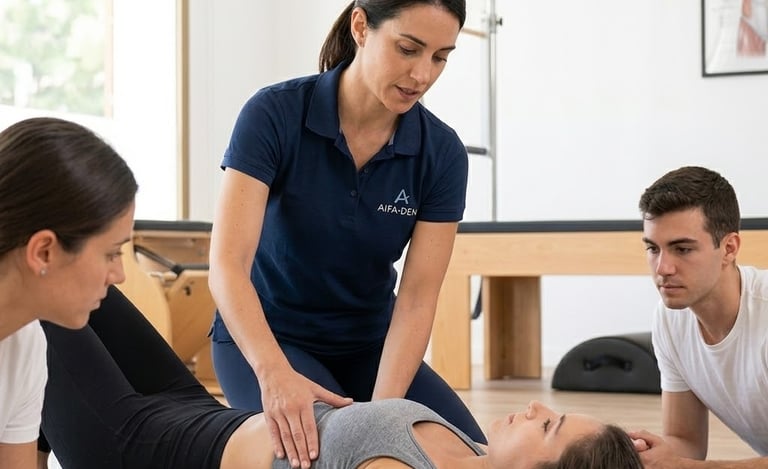 Formación de instructores de Pilates en Palma de Mallorca, grupos reducidos con corrección postural 