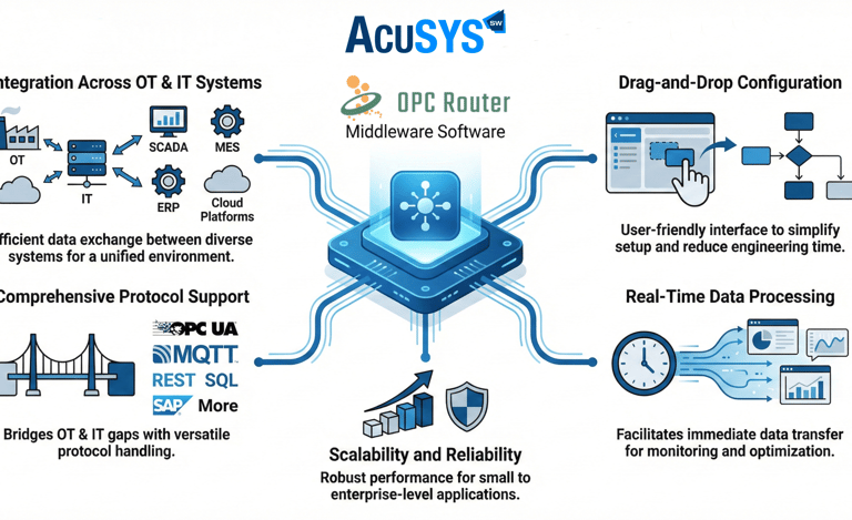 OPC Router, industrial automation, SAP, ERP, Rest